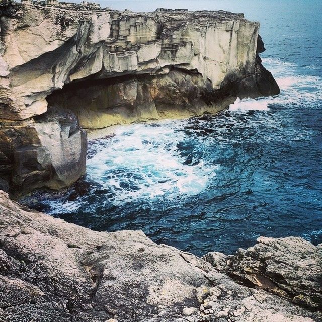 ROCKS ON COAST