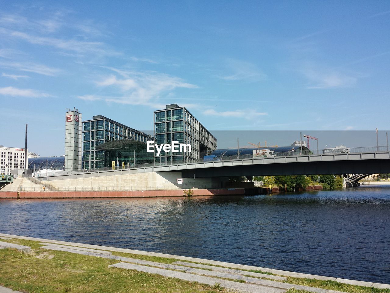 VIEW OF BRIDGE OVER RIVER