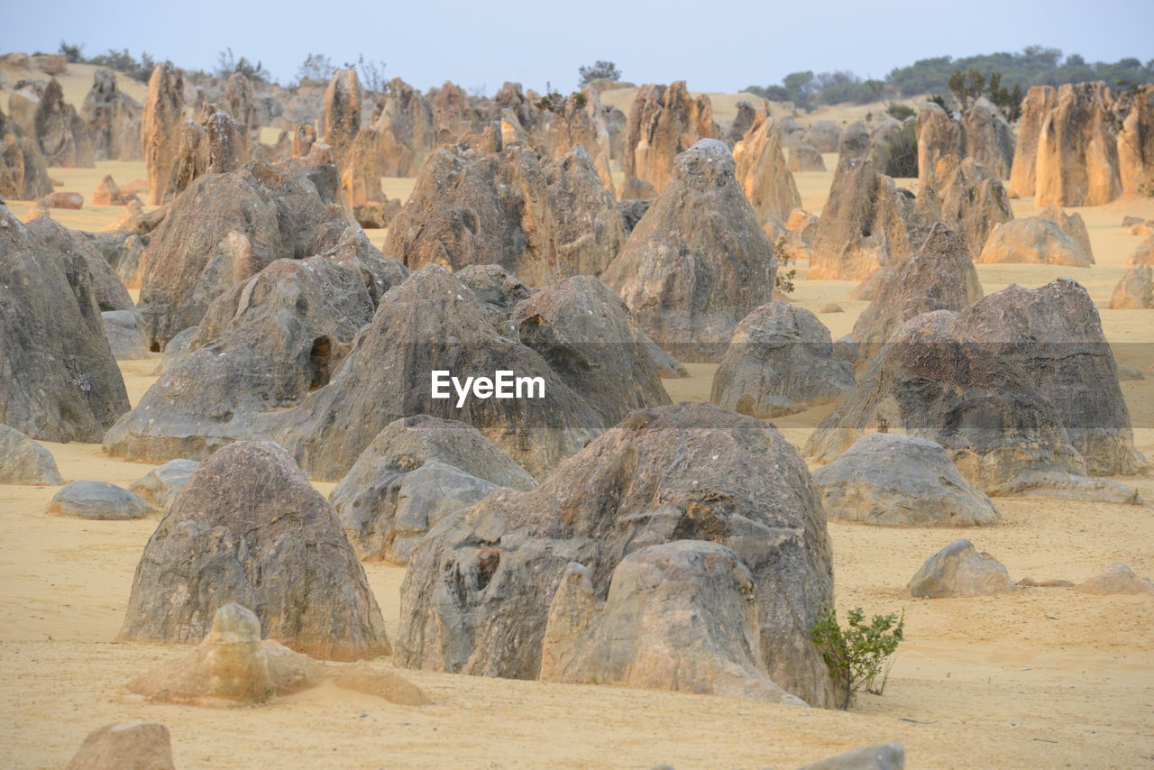 PANORAMIC VIEW OF ROCK FORMATIONS