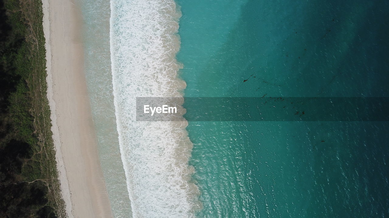 Aerial view of beach