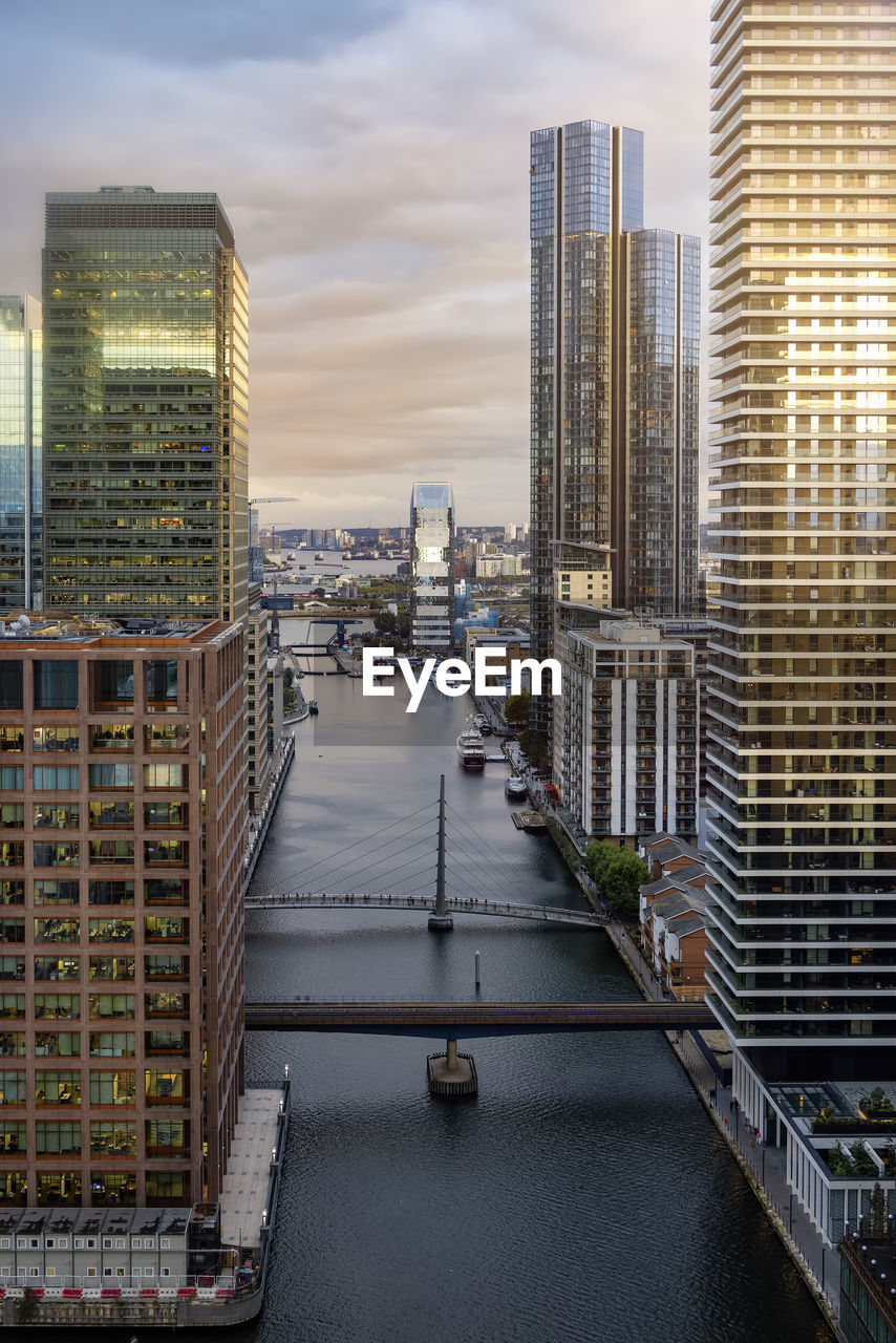 modern buildings in city against sky