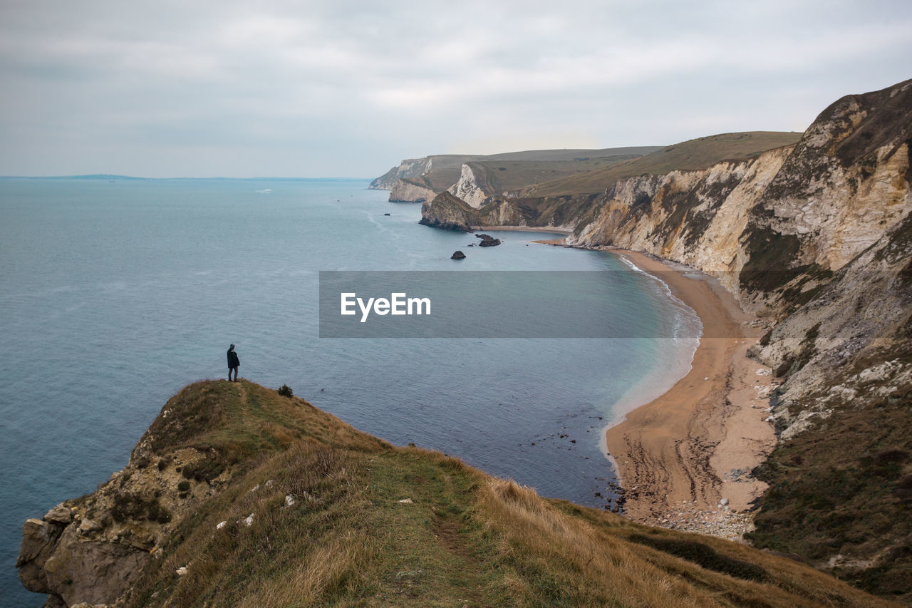 Jurassic coast, uk. jan 2022 