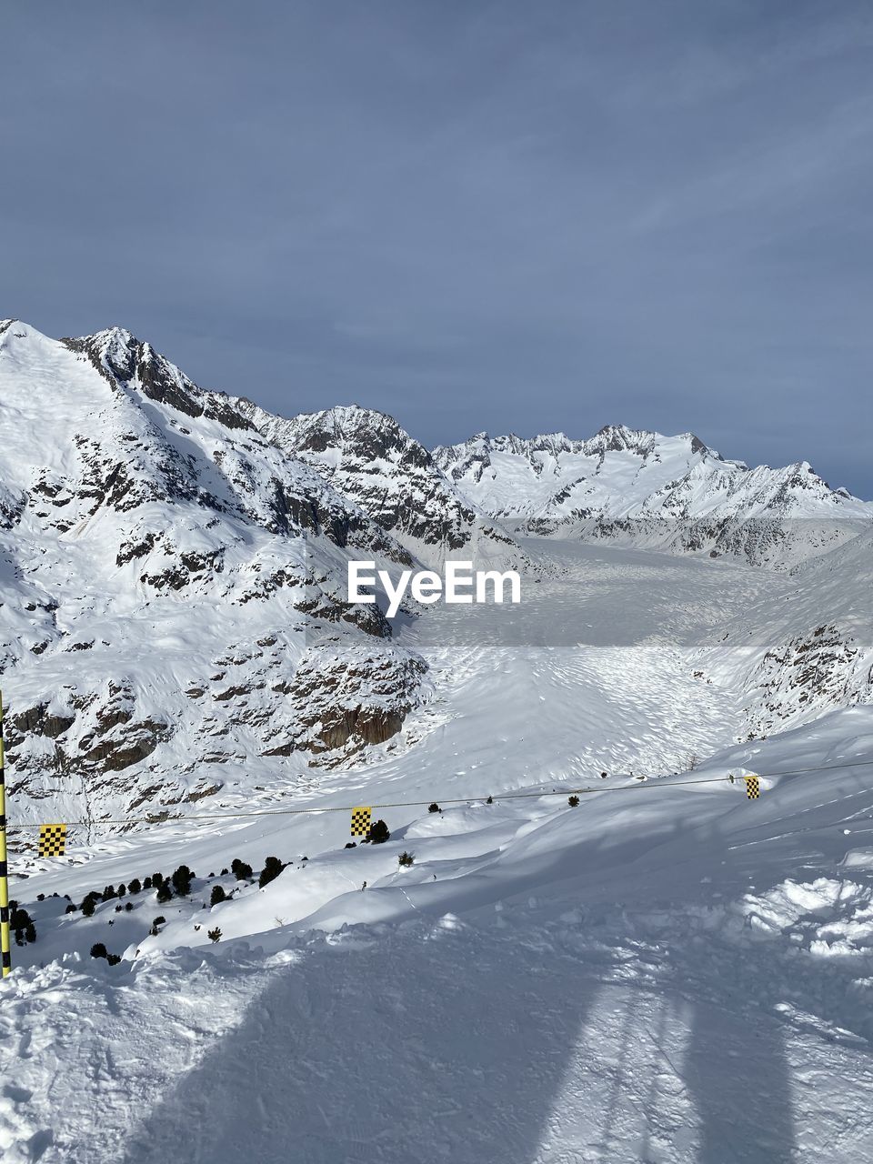 Aletsch glacier, the largest glacier of the alps // fiesch, switzerland