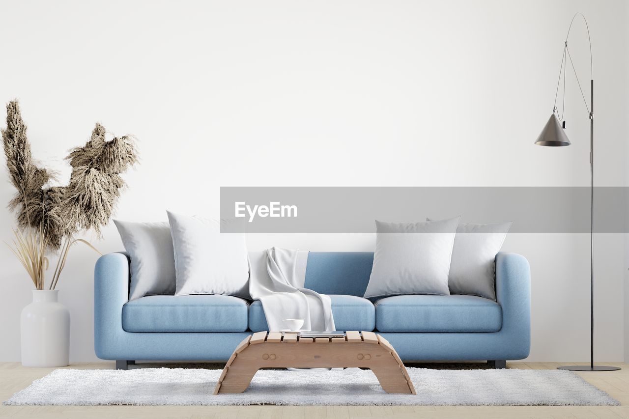 close-up of living room at home