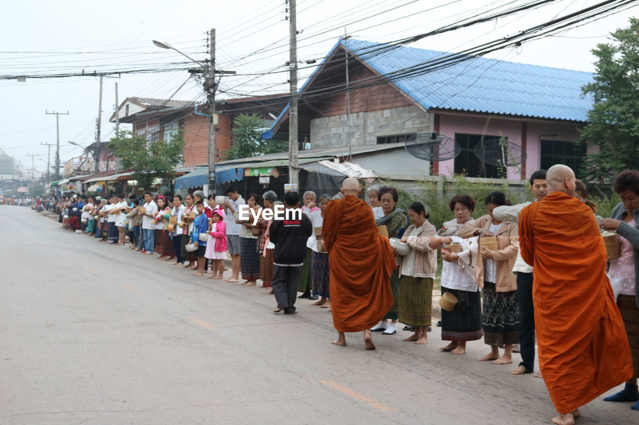 People on street 