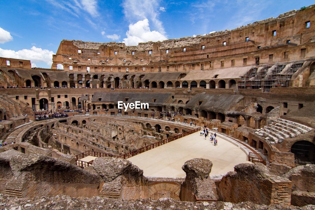 Coliseum against sky