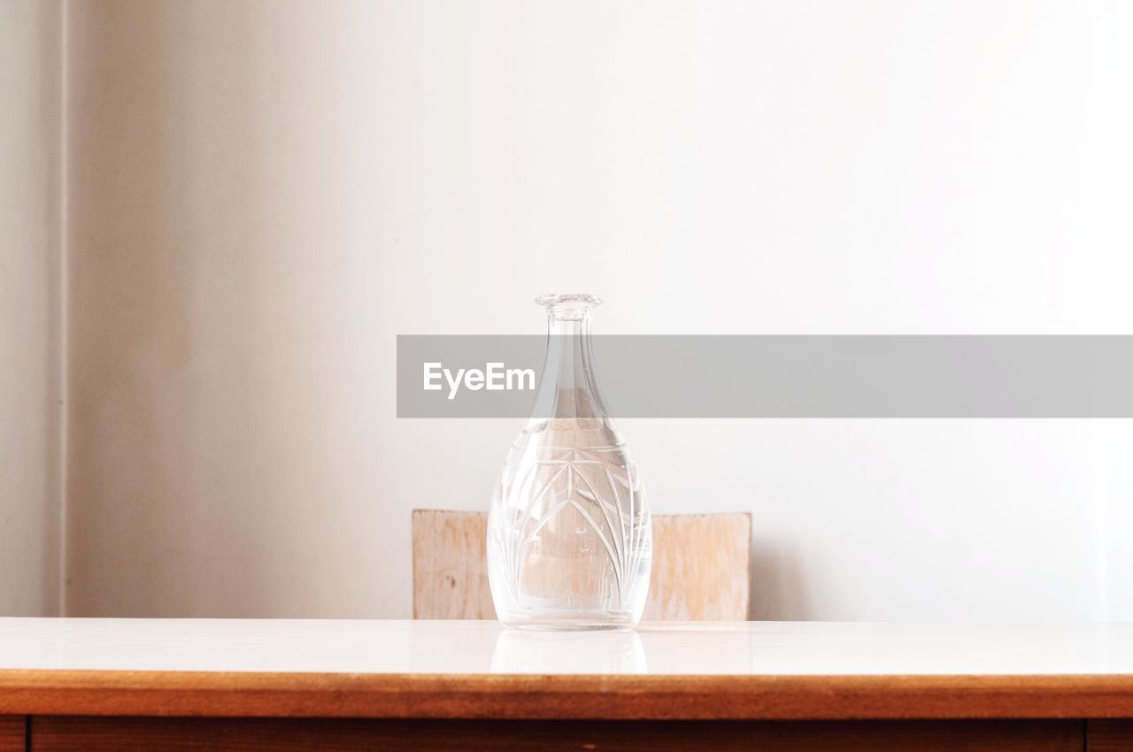 Close-up of vase on table