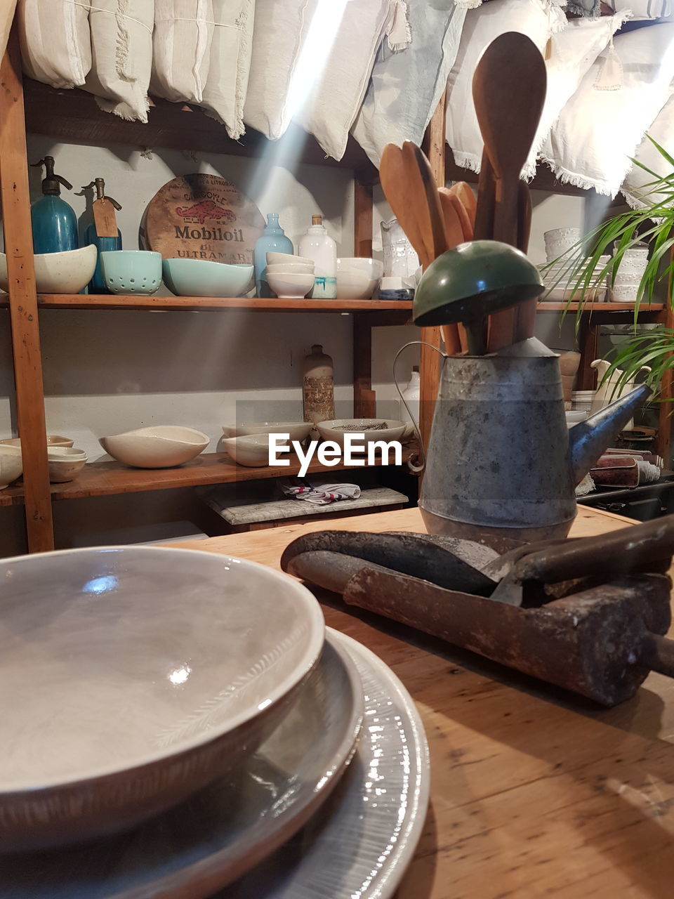 Table and chairs in kitchen