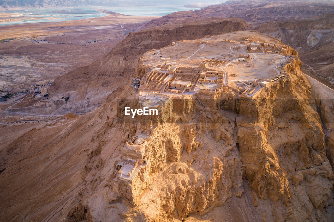 Masada. the ancient fortification in the southern district of israel. 