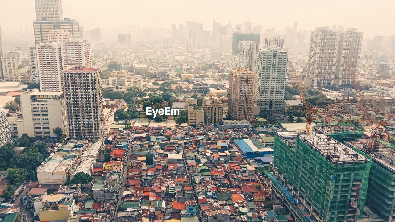 cityscape against sky