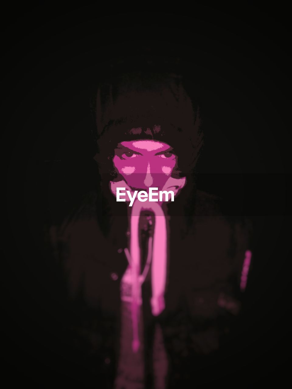 CLOSE-UP OF ILLUMINATED PINK LIGHT