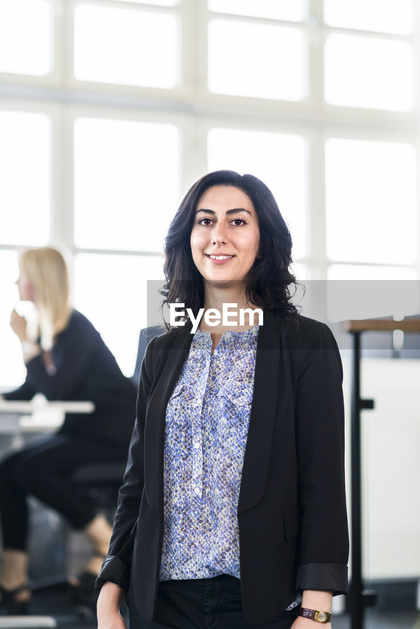 Young businesswoman in office