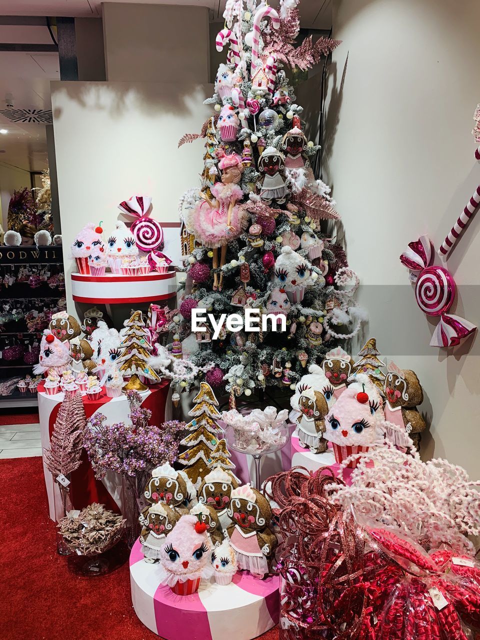 VIEW OF CHRISTMAS DECORATION IN STORE