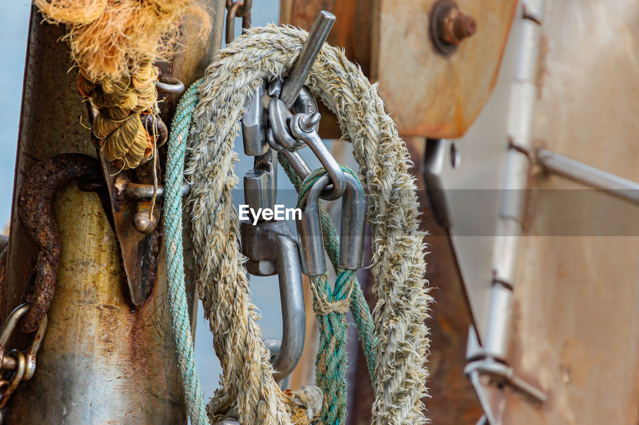 Close-up of rusty metal