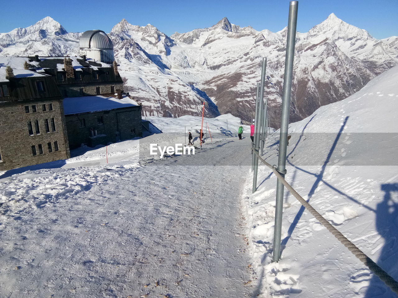 VIEW OF SNOWCAPPED MOUNTAIN