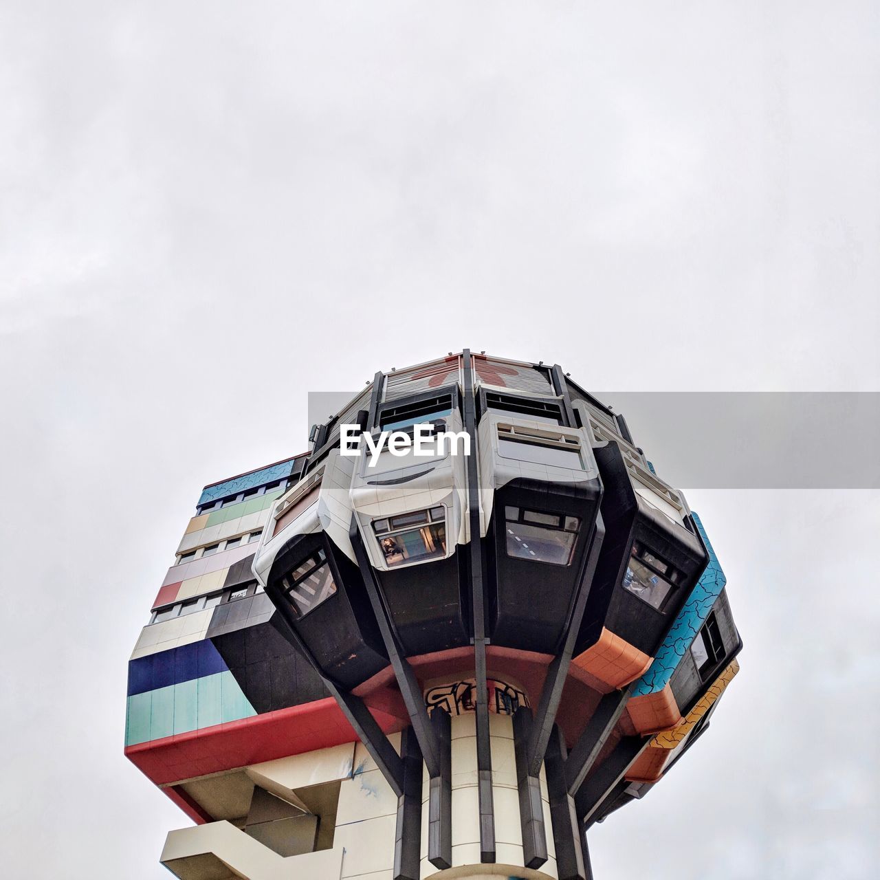 LOW ANGLE VIEW OF WINDMILL