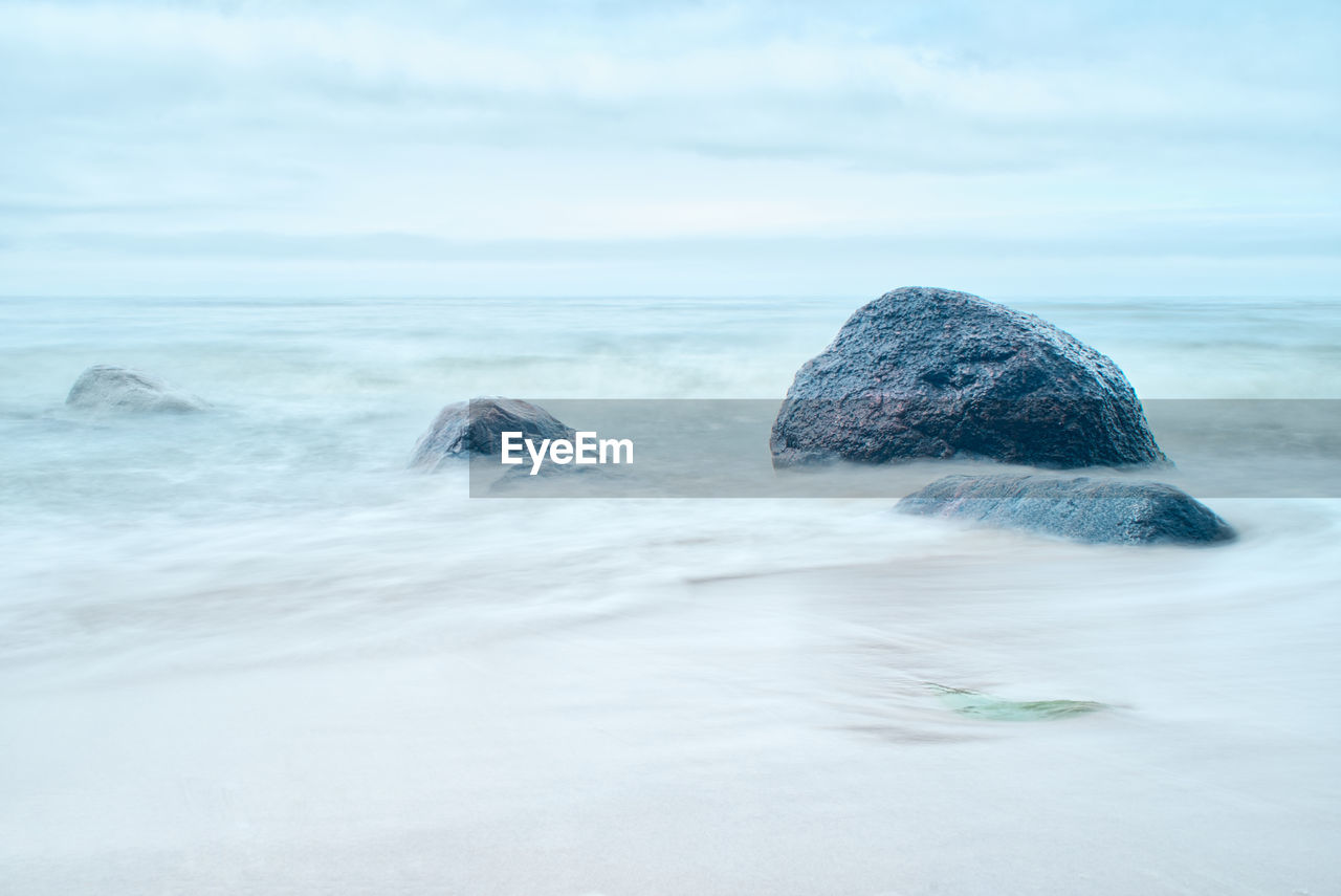 SCENIC VIEW OF SEA WAVES