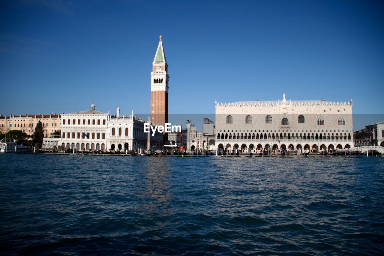 View of historical building against clear sky