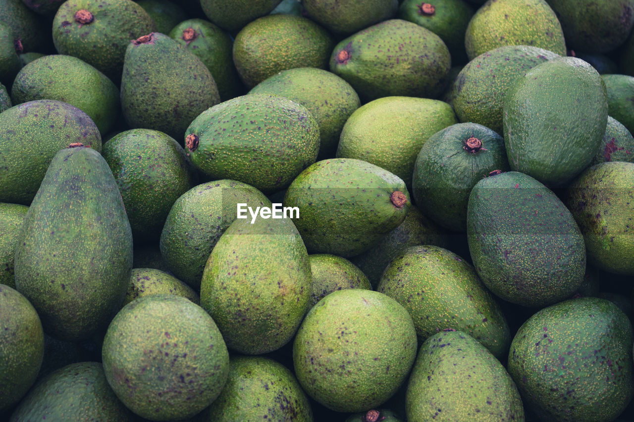 Detail shot of avocados