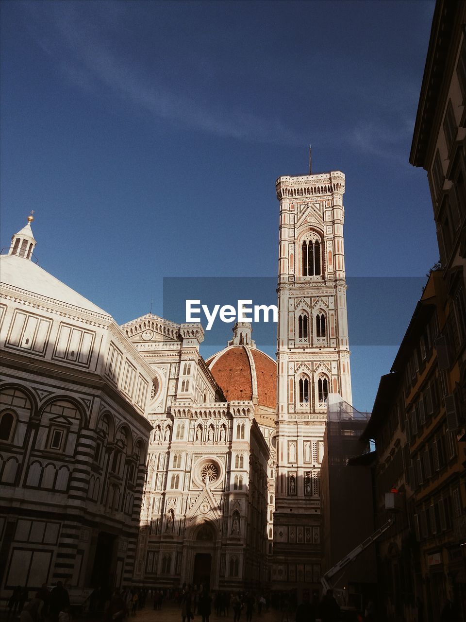 Low angle view of buildings against sky