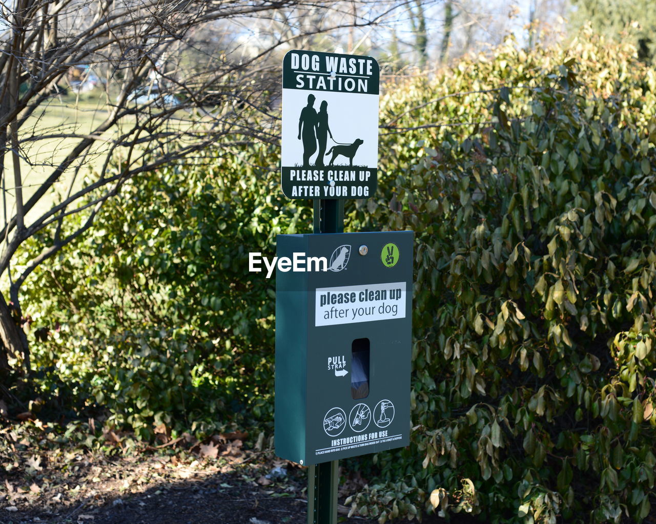 INFORMATION SIGN ON WALL