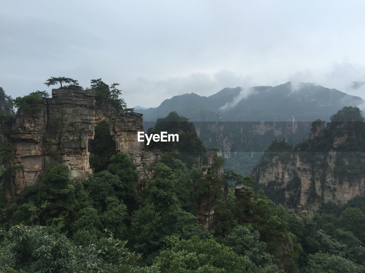 Scenic view of mountains
