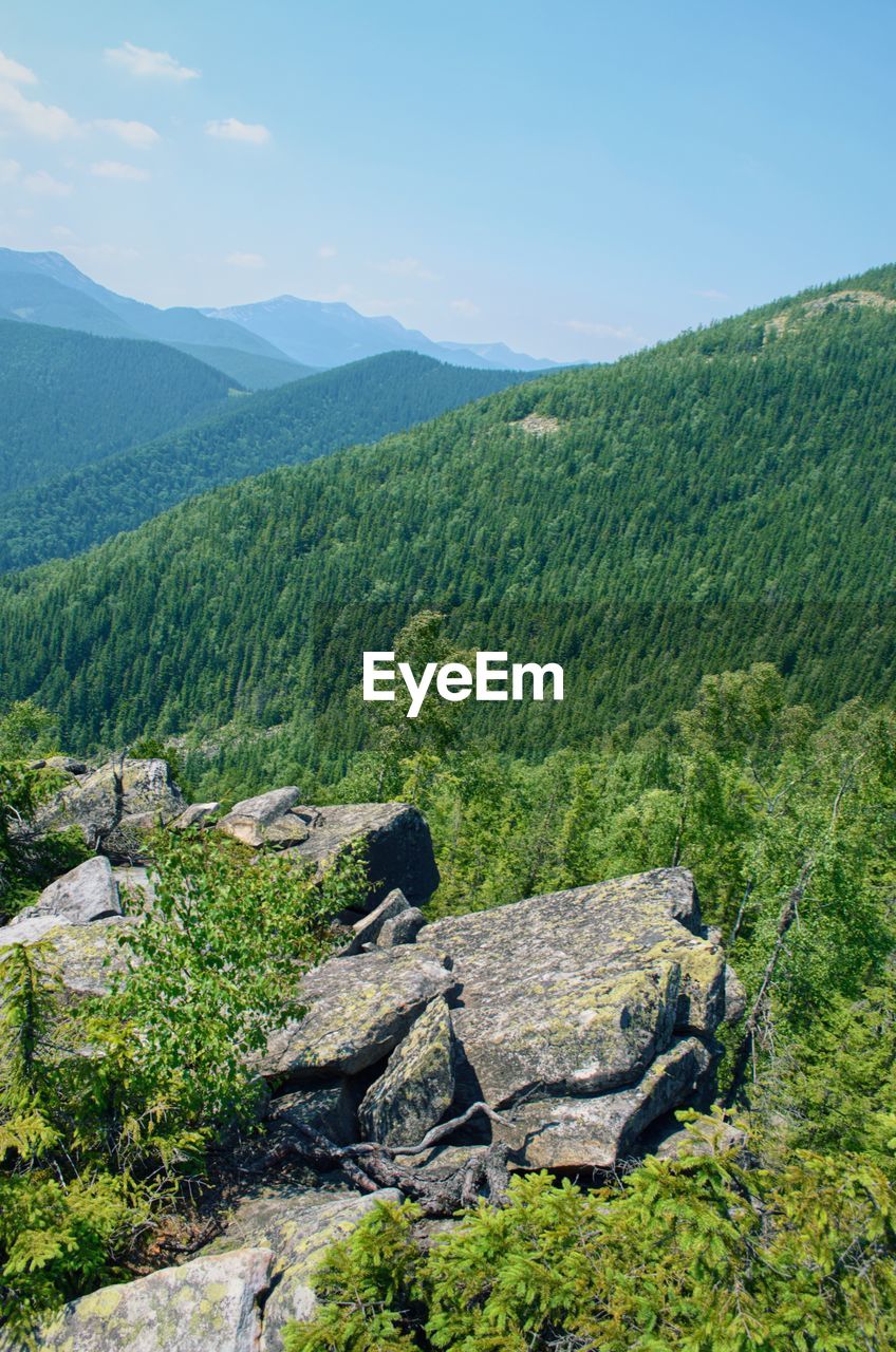 SCENIC VIEW OF MOUNTAIN AGAINST SKY