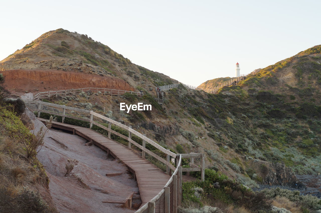 SCENIC VIEW OF MOUNTAIN AGAINST CLEAR SKY