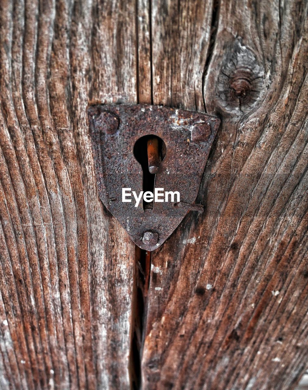 Full frame shot of old wooden door