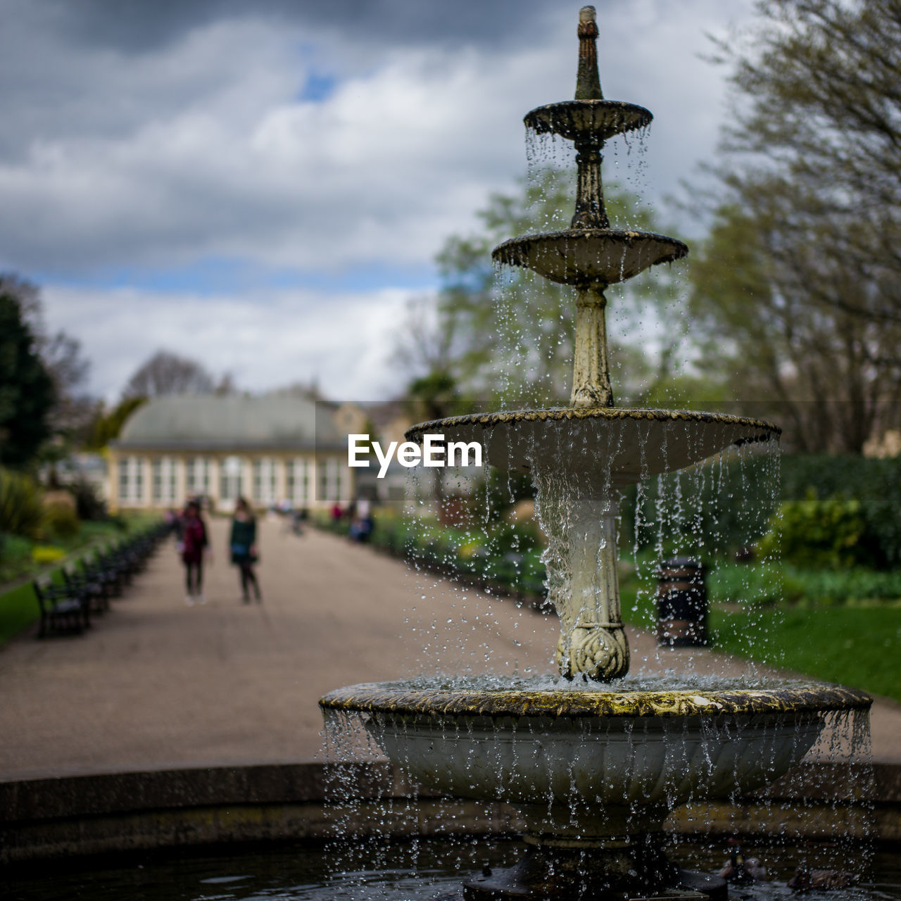 FOUNTAIN IN FRONT OF WATER