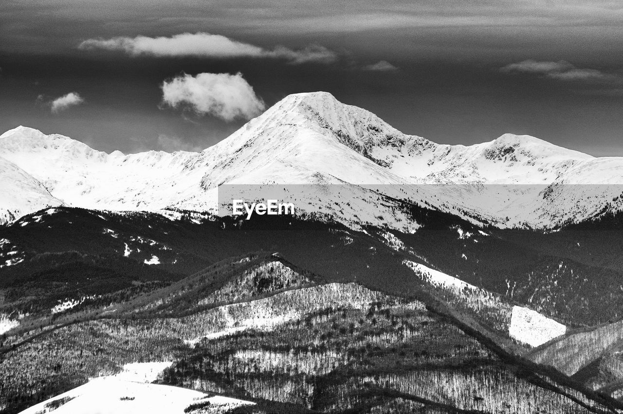 SNOWCAPPED MOUNTAINS AGAINST SKY