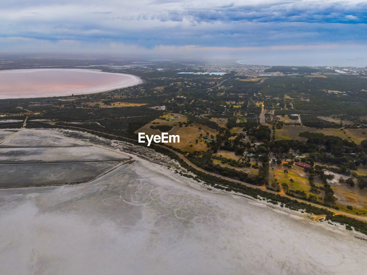 AERIAL VIEW OF CITY AGAINST SKY