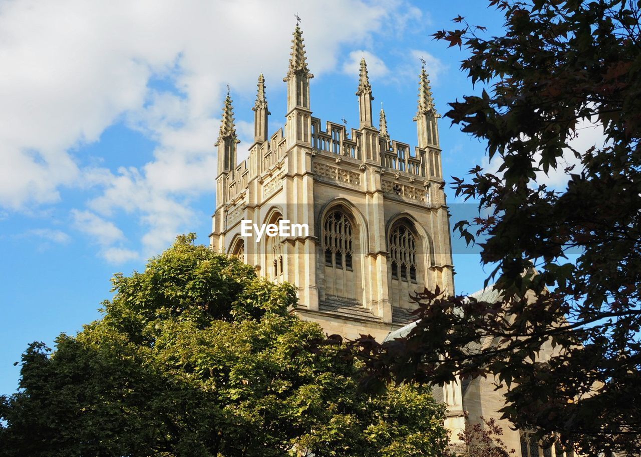 Low angle view of cathedral against sky