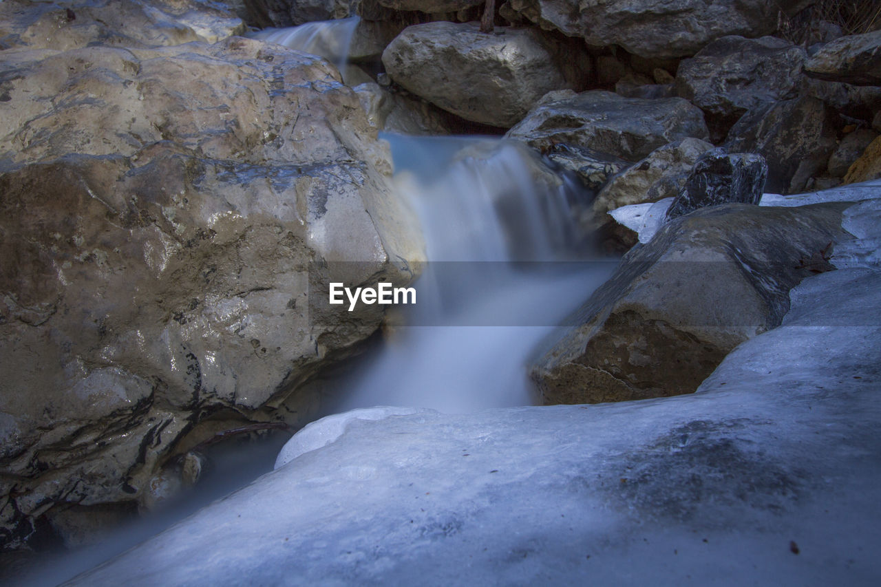 View of waterfall