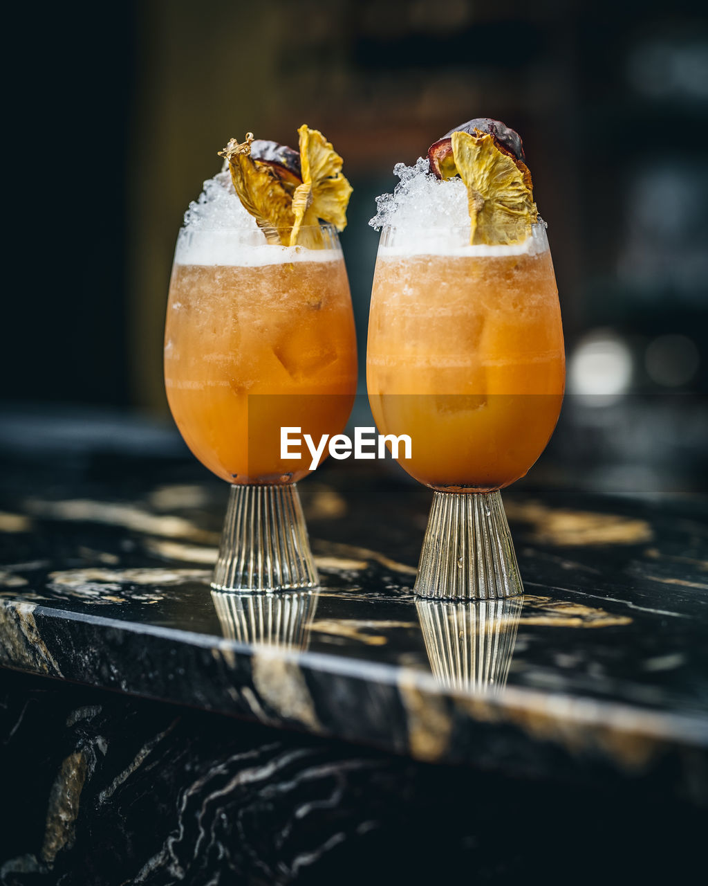 high angle view of drink on table