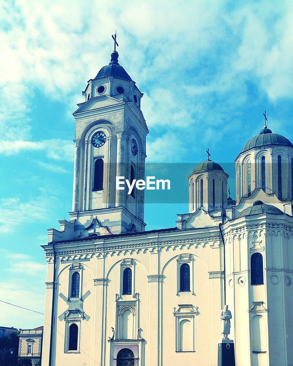 LOW ANGLE VIEW OF CHURCH AGAINST THE SKY