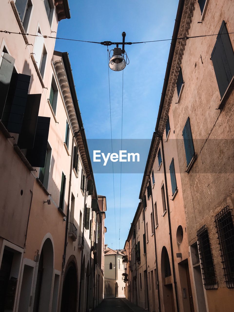 Low angle view of buildings against sky