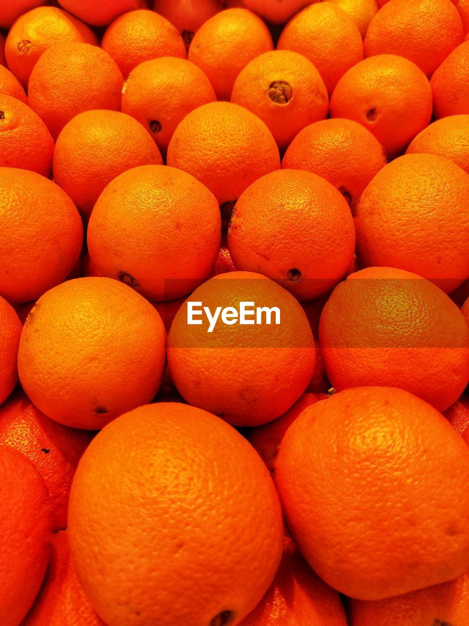 Full frame shot of oranges