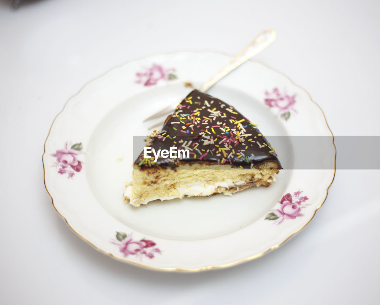 Close-up of dessert in plate