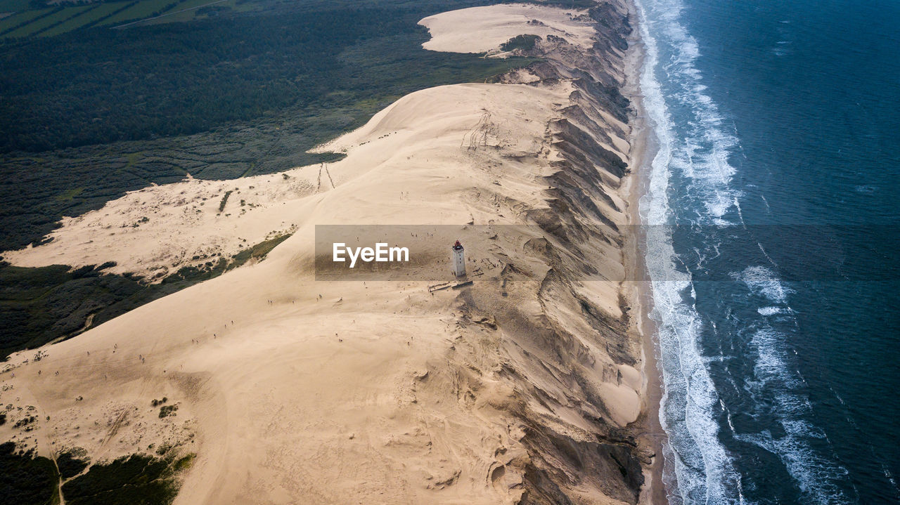 Aerial view of beach