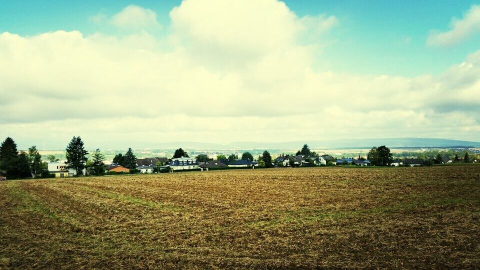 VIEW OF LANDSCAPE AGAINST CLOUDY SKY