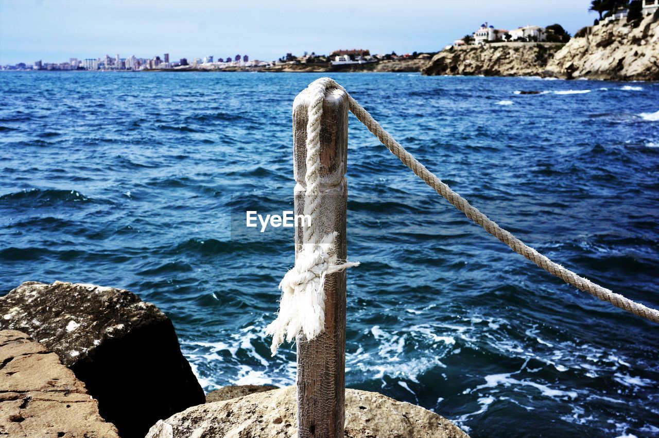 SEA SHORE AGAINST SKY