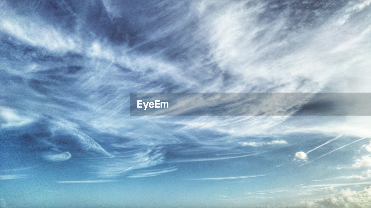 Scenic view of sky and clouds