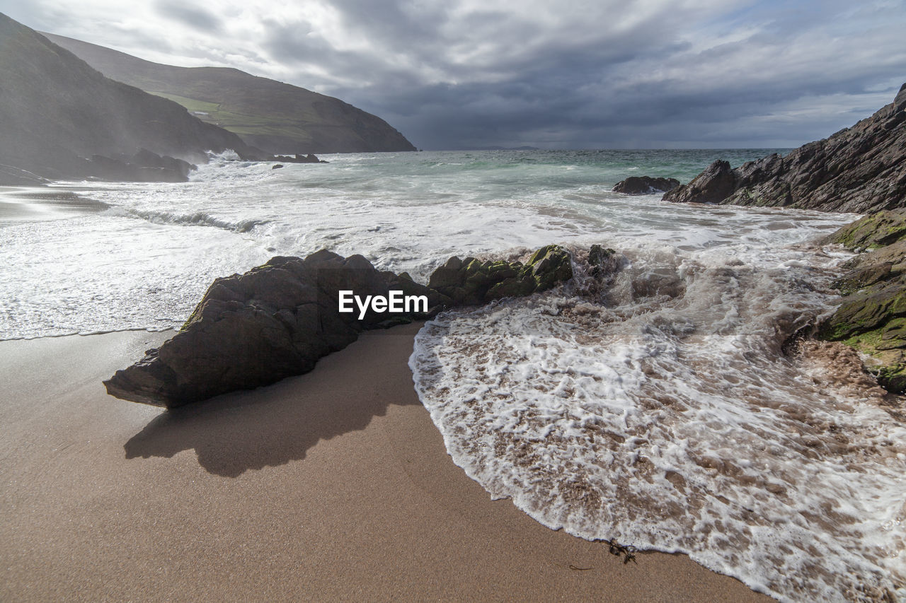 Scenic view of beach