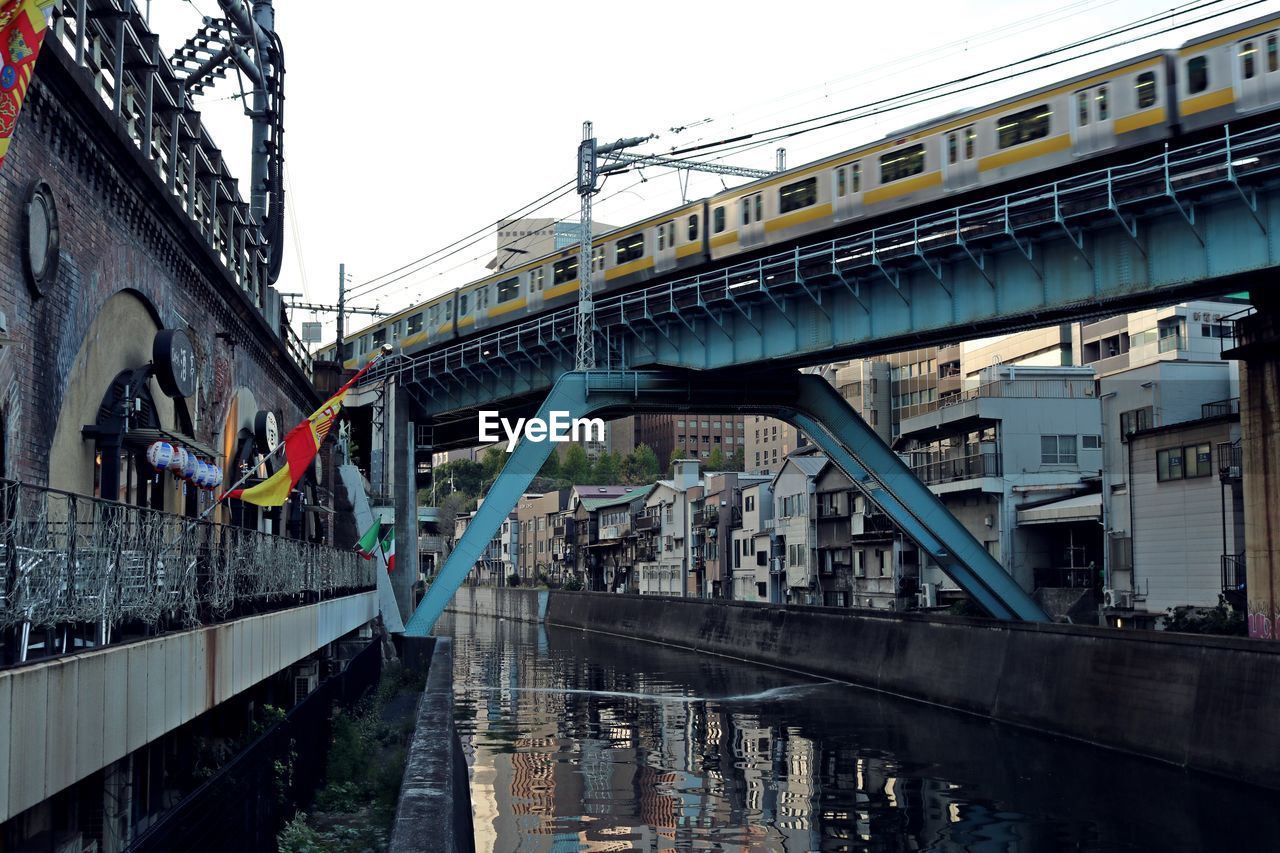 BRIDGE OVER RIVER IN CITY