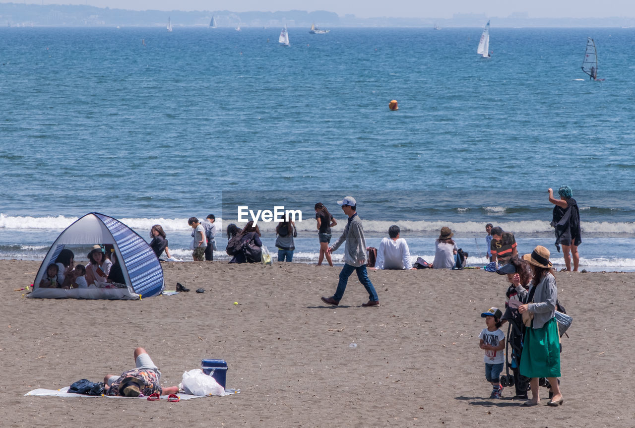 PEOPLE AT BEACH