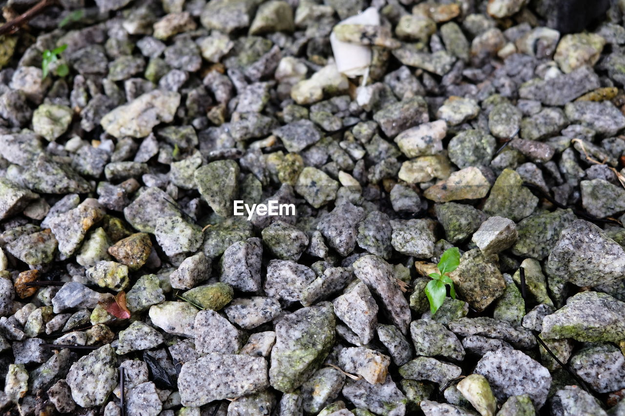 Full frame shot of stones