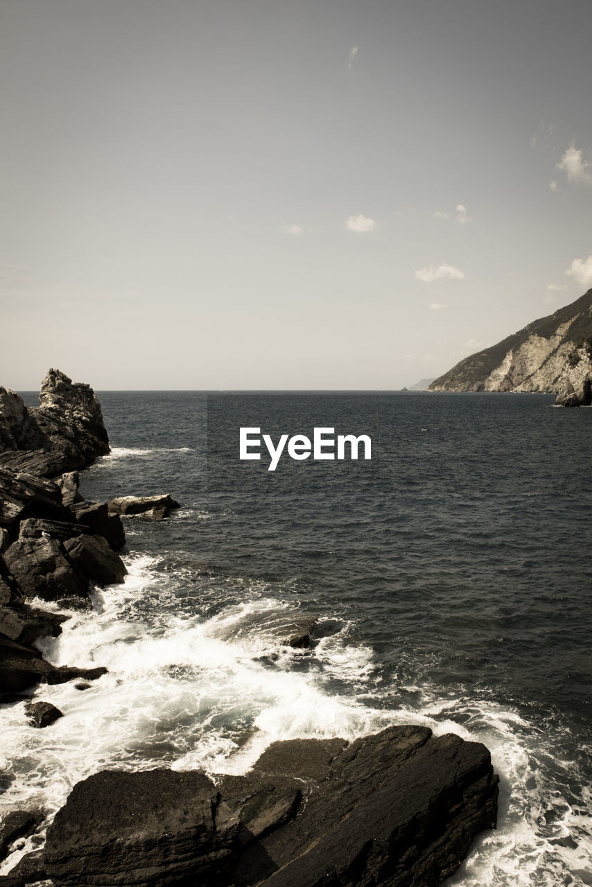 SCENIC VIEW OF BEACH AND SEA