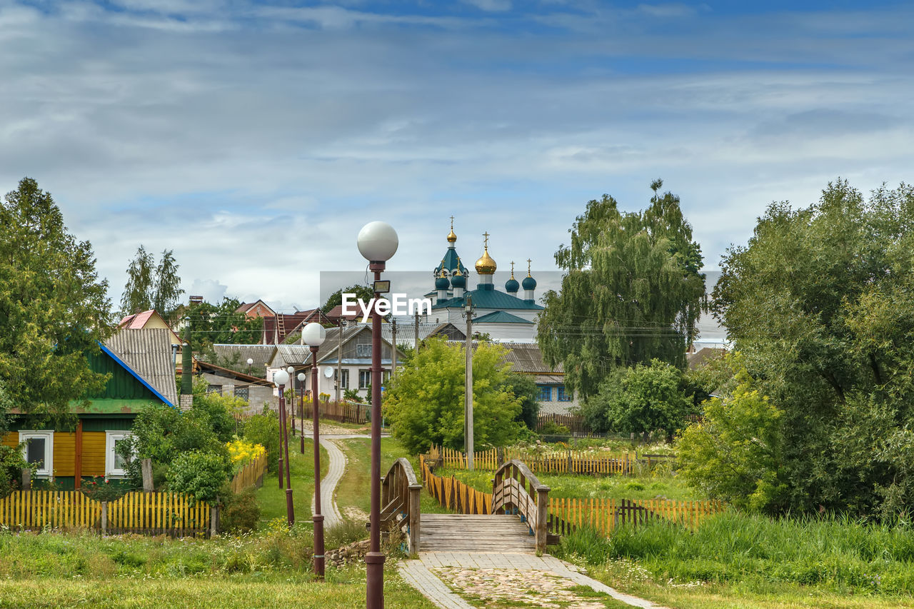 View of mir villadge, belarus