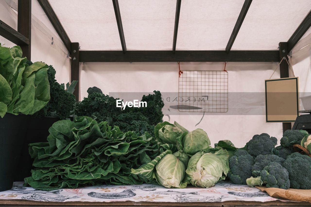 Vegetables in a street market